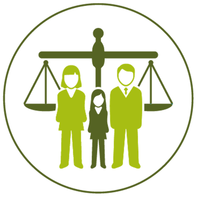 Pictogram complexe echtscheidingen