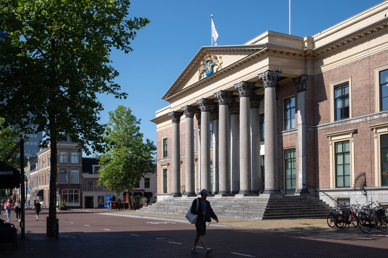 Vooraanzicht Paleis van Justitie Leeuwarden